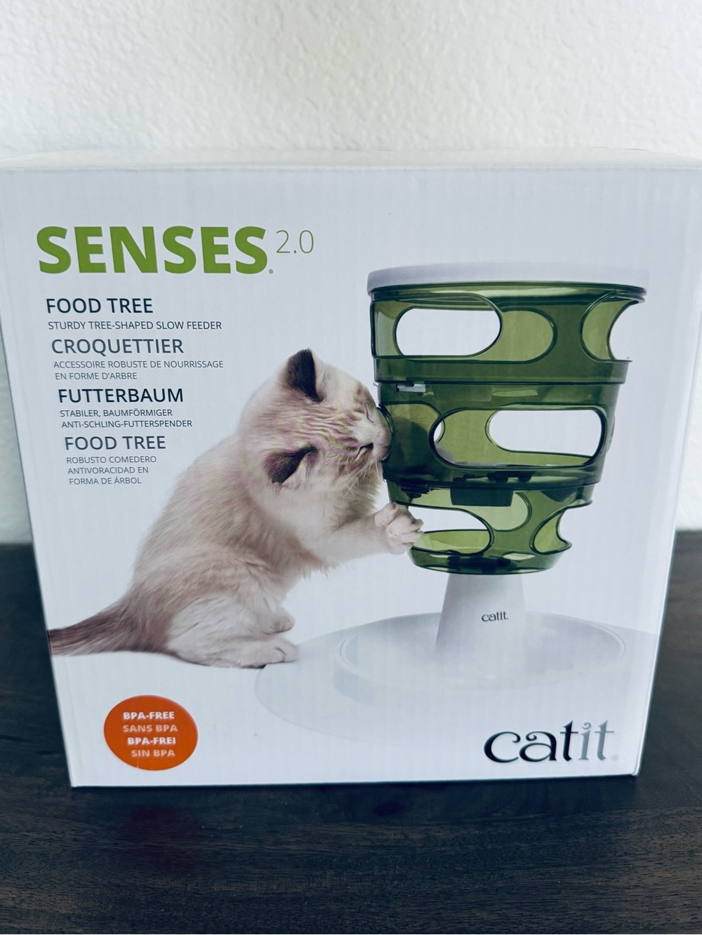 Catit Senses 2.0 Cat Food Tree Slow Feeder